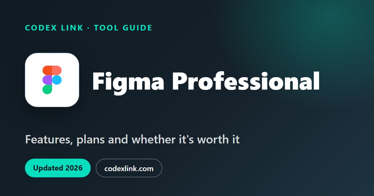 Figma Professional guide: features, plans and whether it is worth it