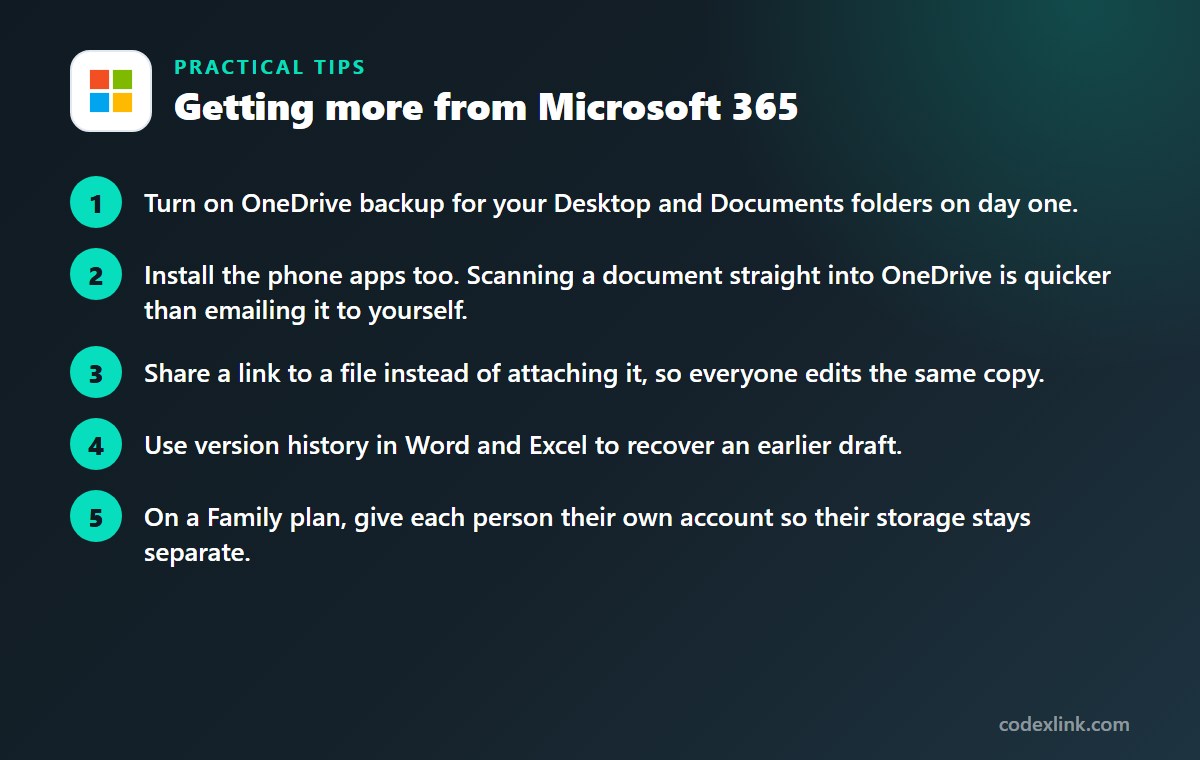 5 practical tips for getting more from Microsoft 365