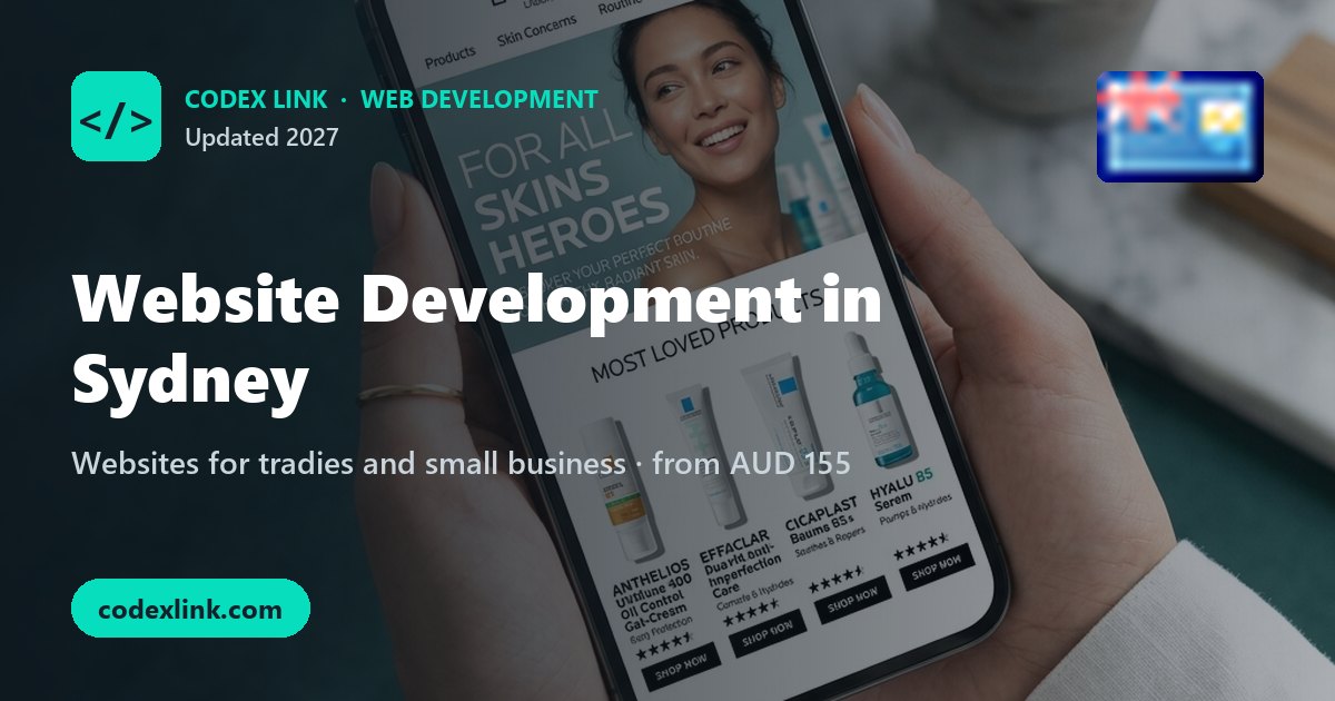 Website Development Services in Sydney, Australia (2027 Prices)