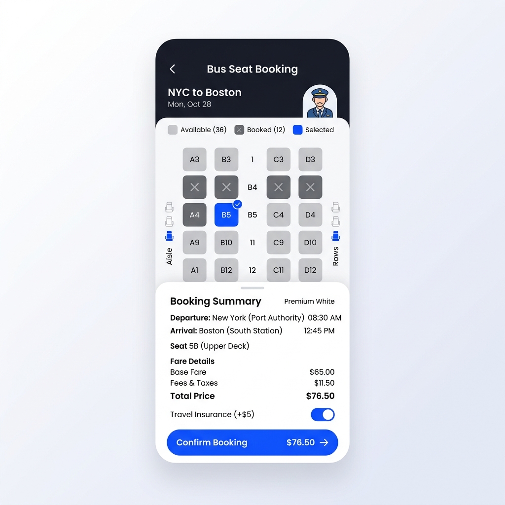 Bus Booking Detail