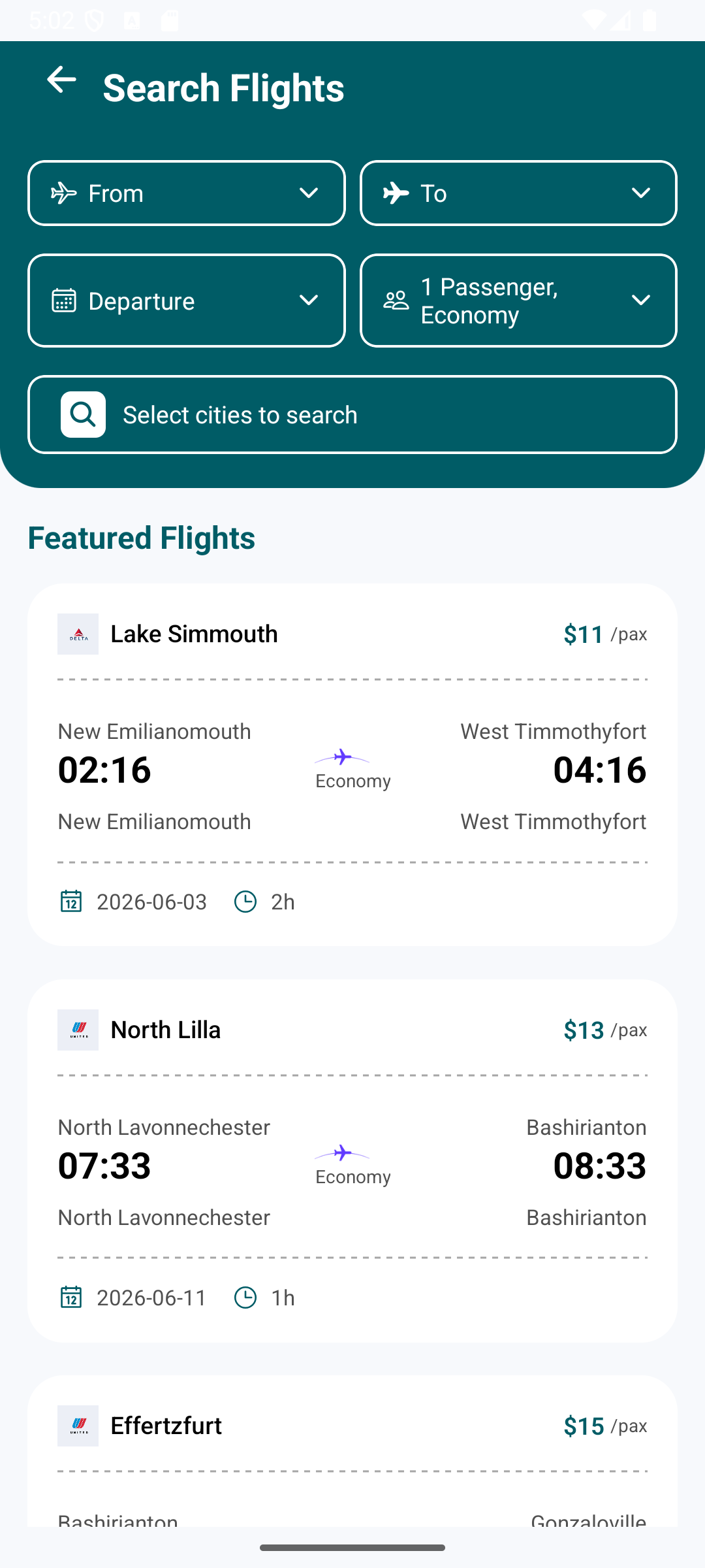 Flight Search
