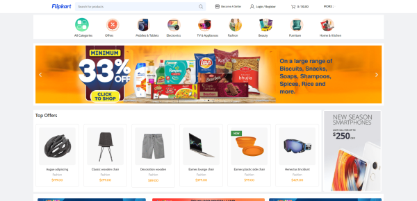 Ecommerce Store like Flipkart Clone