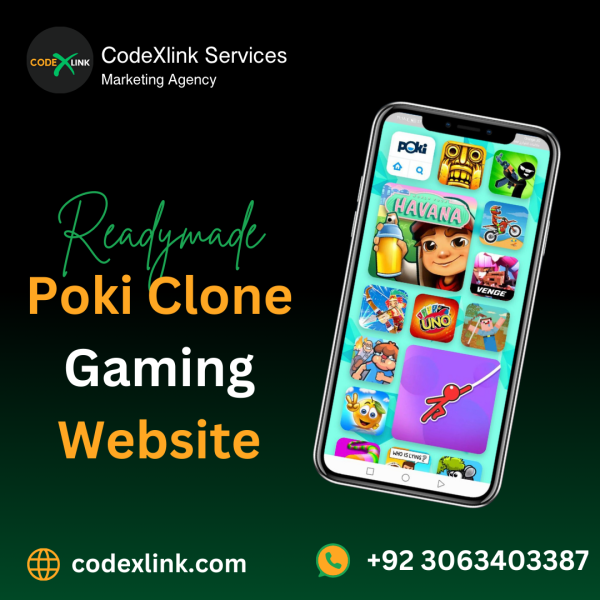 Poki Clone Gaming Website Readymade Gaming Website